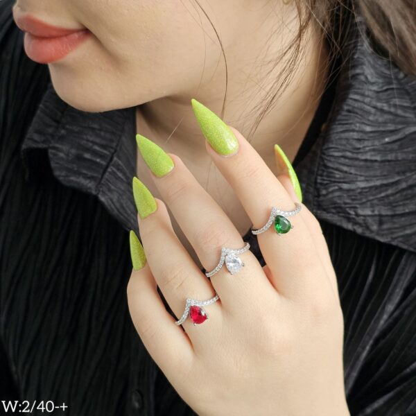 انگشتر نقره زنانه کد:14973